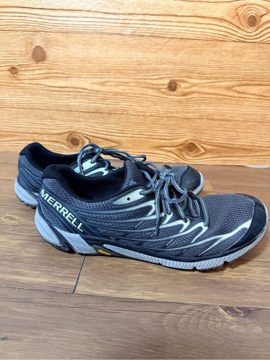 Merrell Mens Bare Access 4 Trail Running Shoe Size 10.5 Gray Black Sneaker main image 2